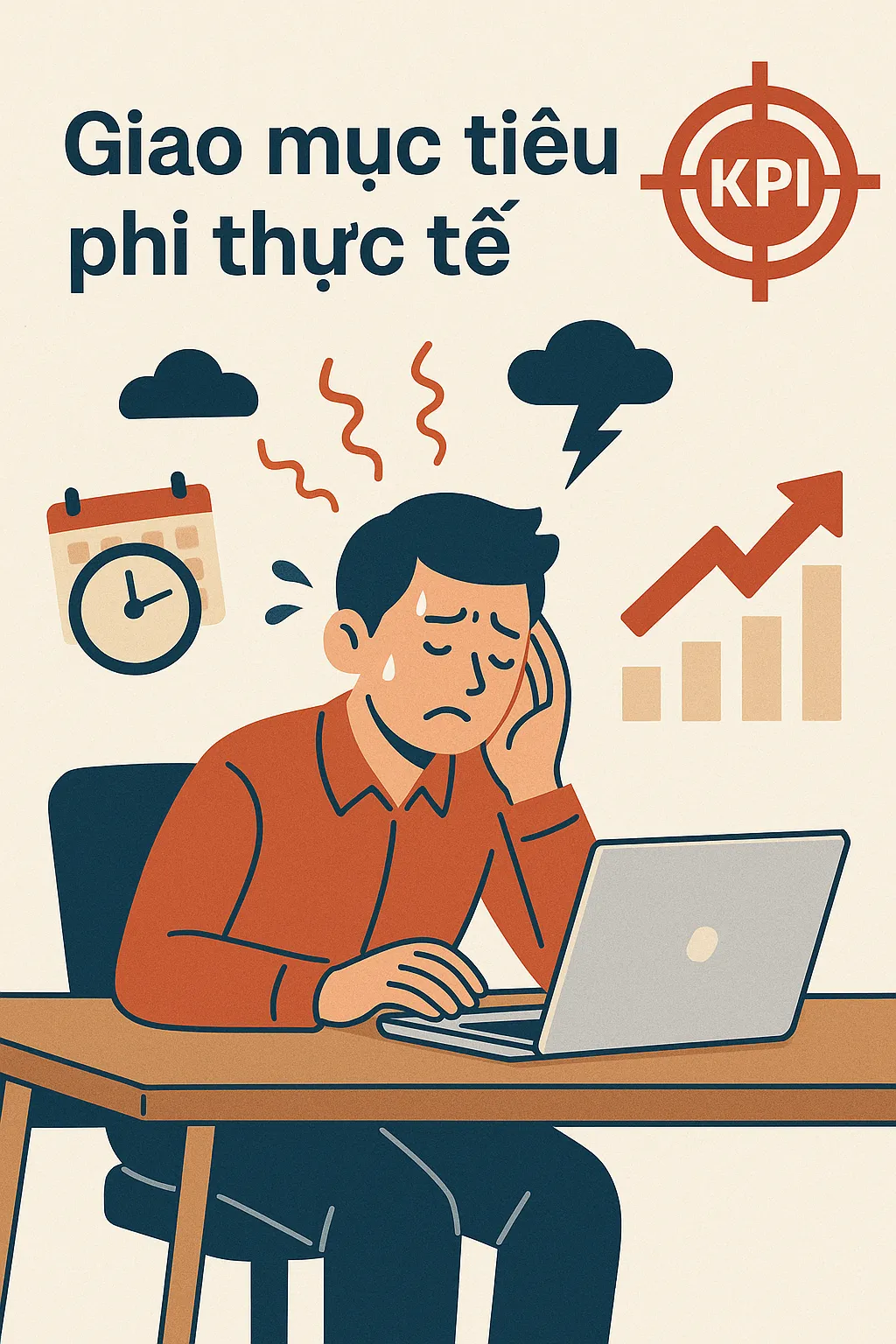 Đặt mục tiêu KPI vượt quá nguồn lực khiến nhân viên quá tải