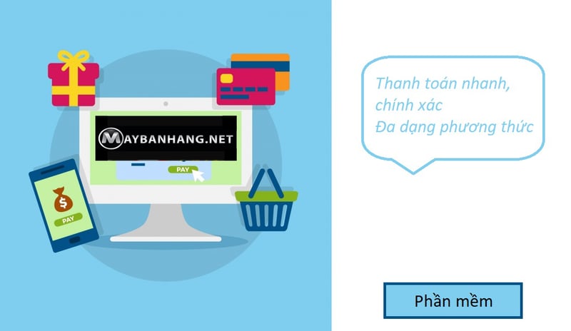 phần mềm đa dạng phương thức thanh toán