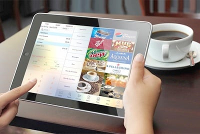 Order tại bàn với máy tính bảng