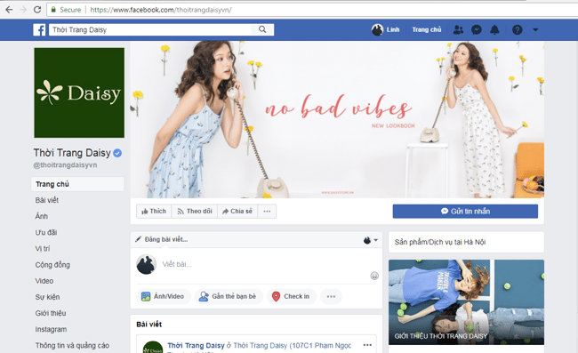 Thiết lập fanpage thời trang thật hiệu quả