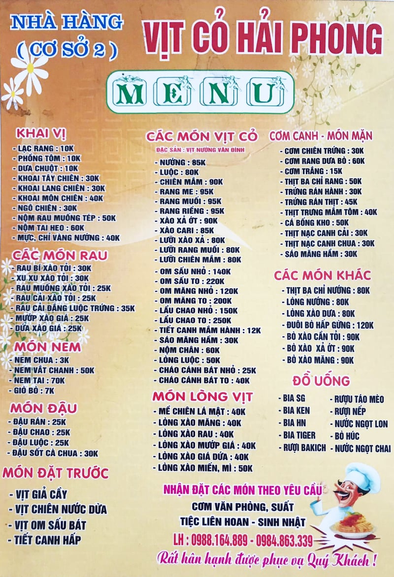 Nha-hang-vit-co-Hai-Phong-menu