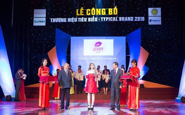 my pham jenny thuong hieu tieu bieu 2016