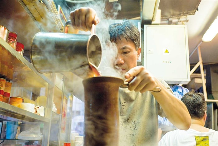 Cách pha trà sữa tất da chân