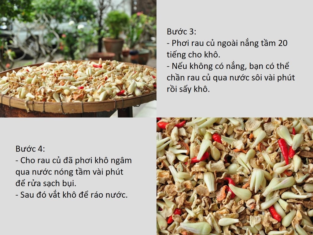 bước 3 làm dưa món