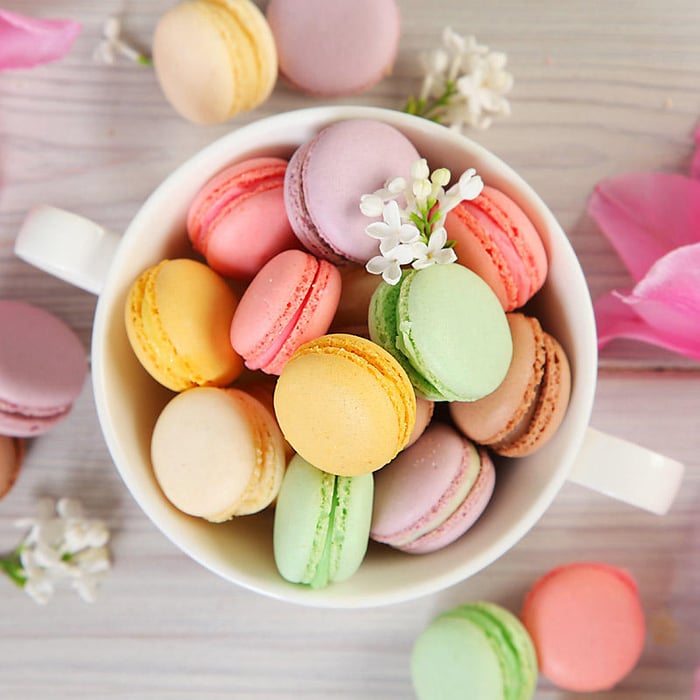 Bánh macaron hấp dẫn từ hình thức đến hương vị