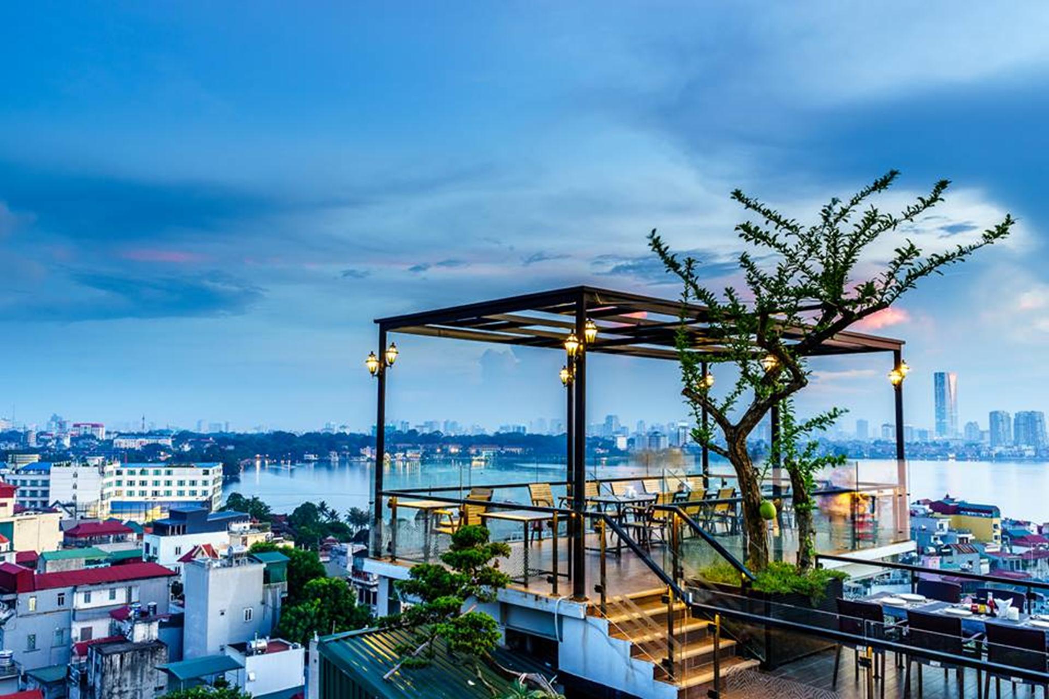 Cafe sân thượng view cực đẹp