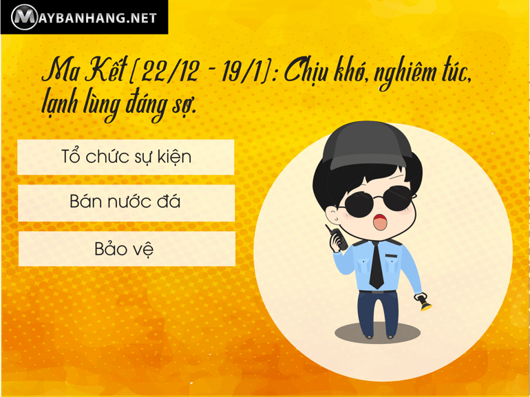 Nghe nghiep cua Ma Ket