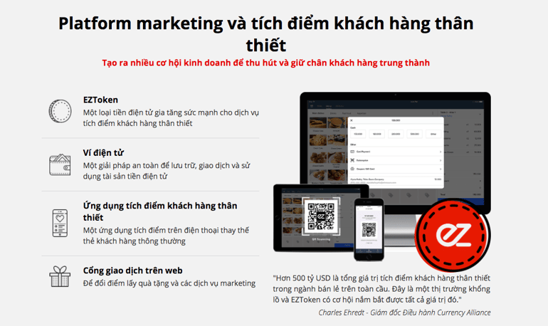 ung dung cua EZToken trong tich diem va thanh toan