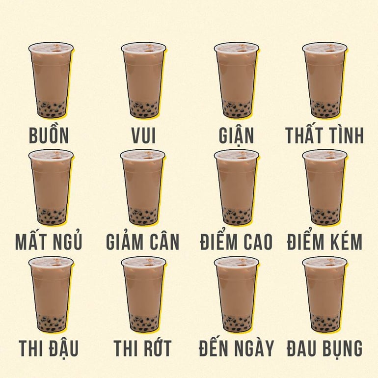 Trà sữa chính là thức uống phù hợp mọi lúc mọi nơi