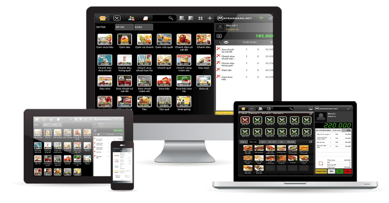 Các loại thiết bị order/thanh toán