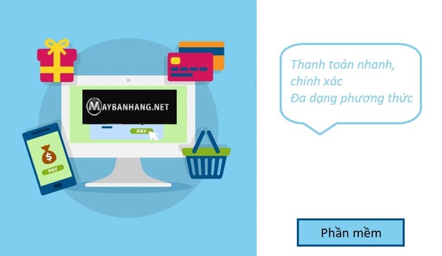 thanh toán nhanh chóng bằng phần mềm