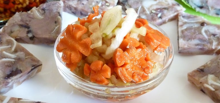 Hương vị tết Việt qua món dưa kiệu đậm đà
