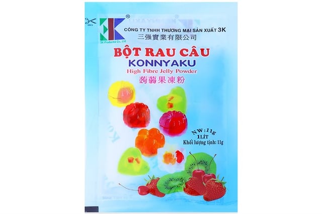 Bột rau câu Konnyaku