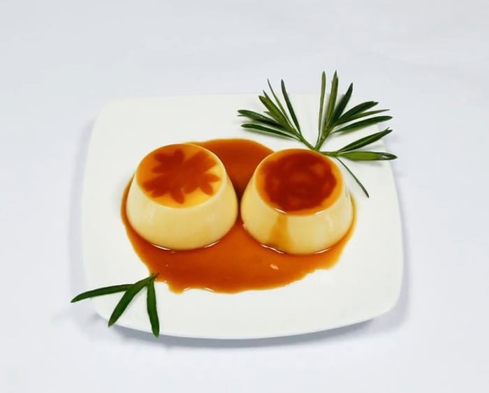 Bánh flan trứng thơm ngon