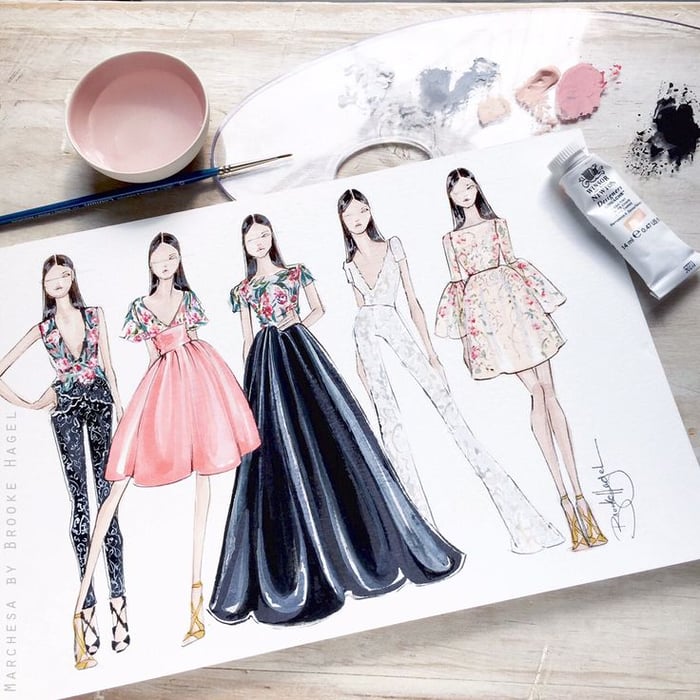 Thiết kế trang phục cho shop thời trang