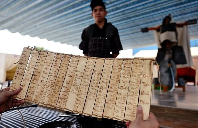 menu quán nhậu