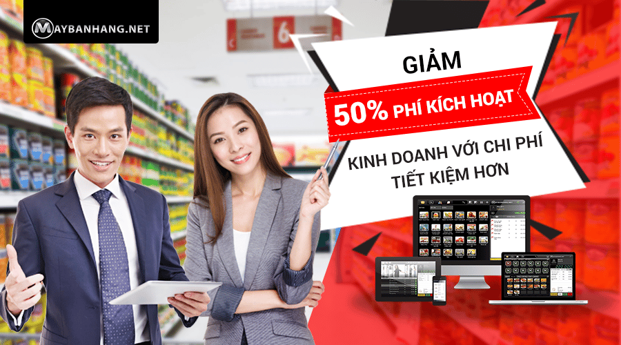 MAYBANHANG.NET giảm 50% phí khởi tạo