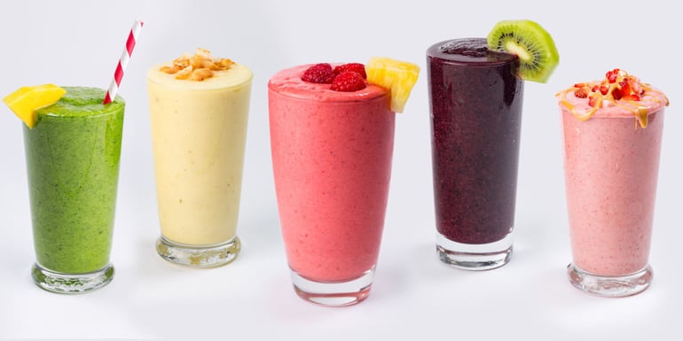 Các loại sinh tố và nước ép