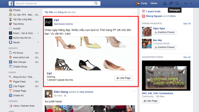 Quảng cáo Facebook