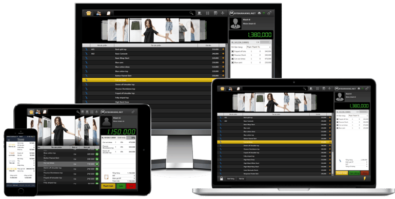 Phần mềm MAYBANHANG.NET có thể dùng trên mọi thiết bị