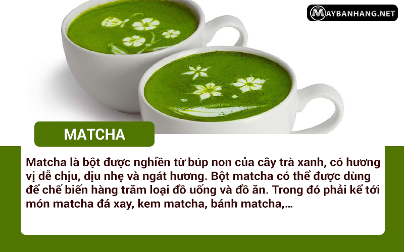 Công dụng tuyệt vời của matcha