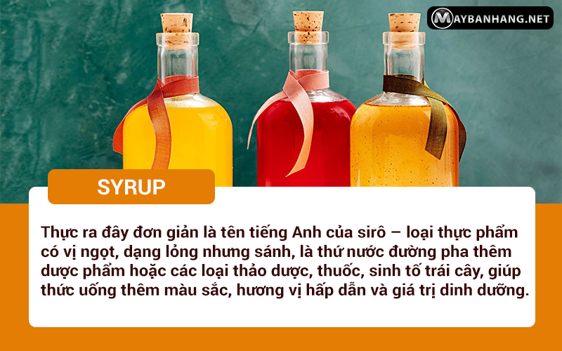 Chọn mua những chai syrup tốt nhất để đảm bảo chất lượng thức uống