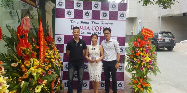 damia coffee khai trương