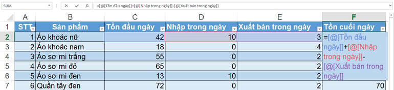 Quan ly kho bang file excel