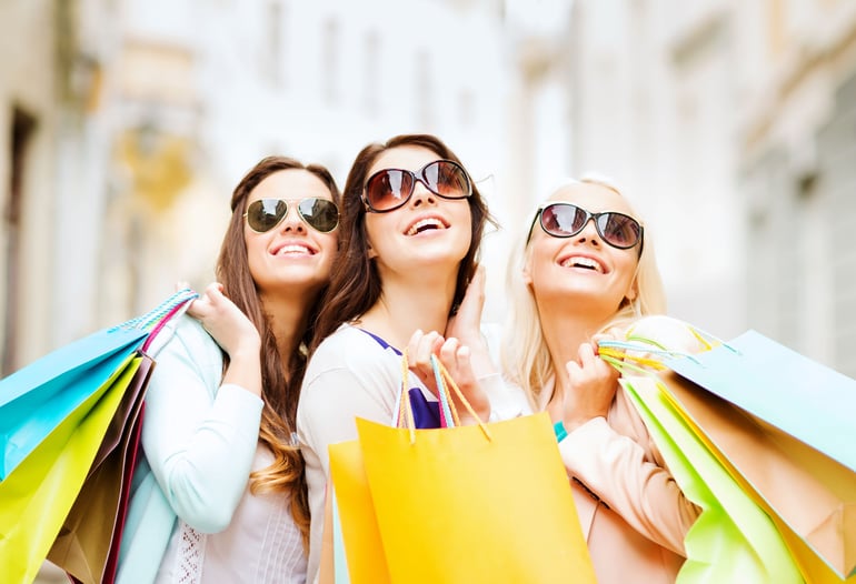 shopping khong can dung tien mat
