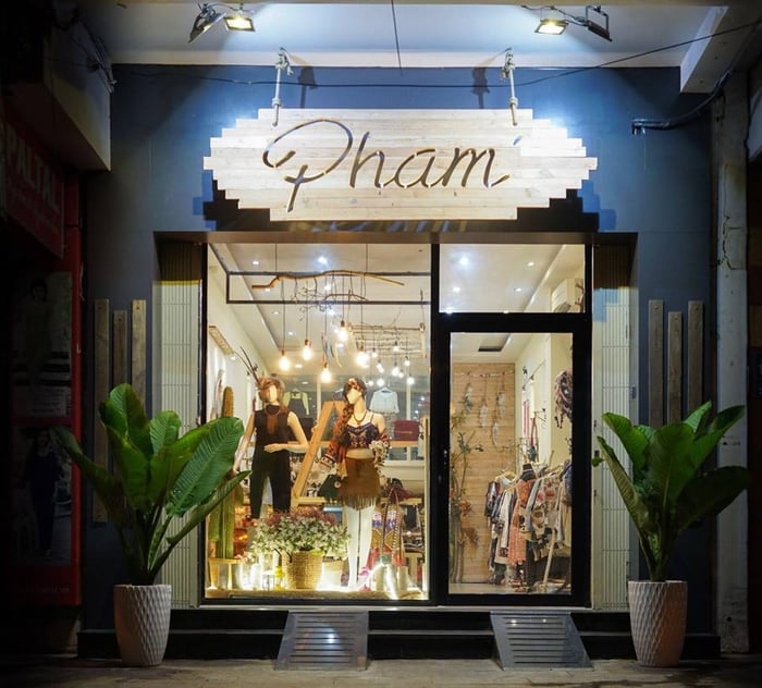Shop thời trang ấn tượng