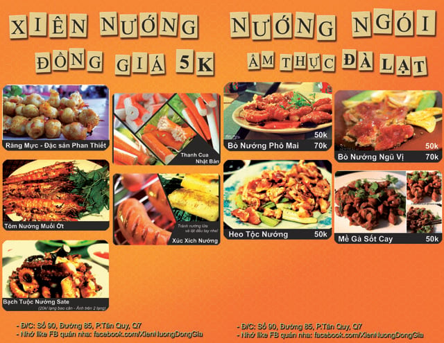 quán xiên nướng 5k