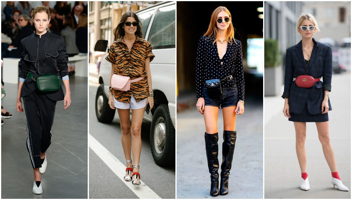 túi đeo hông hot trend hè 2018