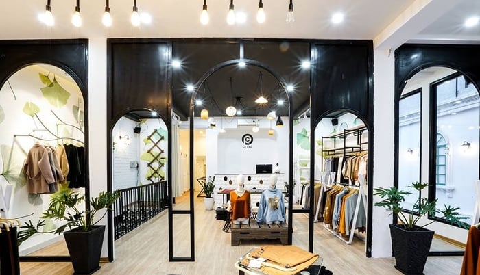 Cách thiết kế hệ thống ánh sáng cho shop