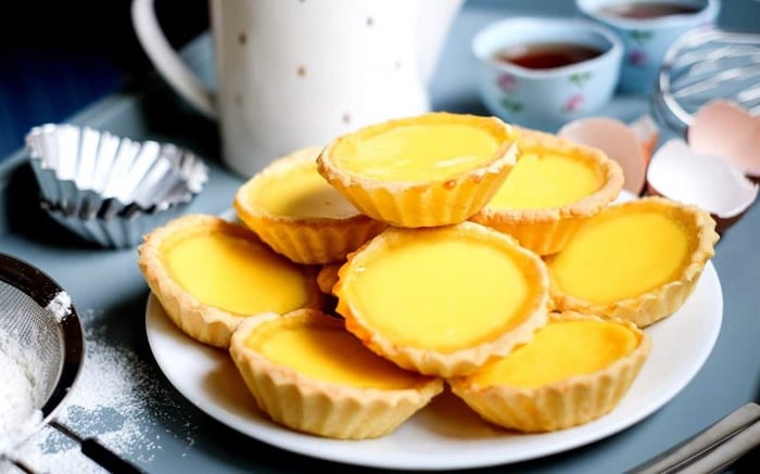 Bánh tart trứng thơm ngon béo ngậy