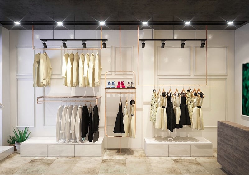Thiết kế không gian shop thời trang