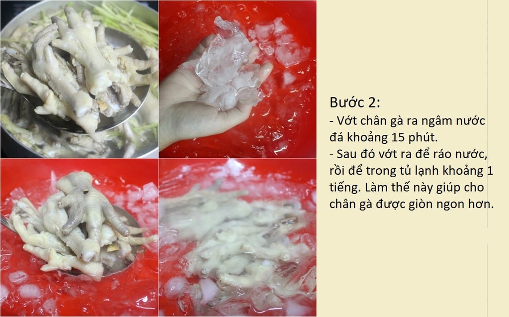 bước 2 làm món nhậu chân gà