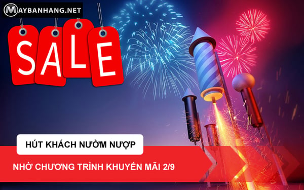 Hút khách nườm nượp nhờ chương trình khuyến mãi 2/9